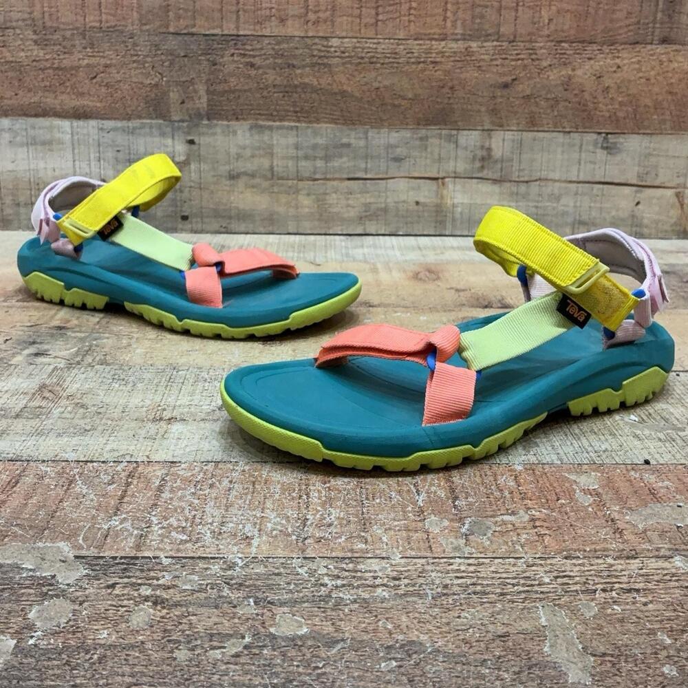 Teva X Outdoor Voices Sandals Womens Size 10 41 Multicolor Strappy Comfort Shoes